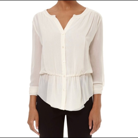 Aritzia Babaton Emmett Silk Blouse - Picture 1 of 12